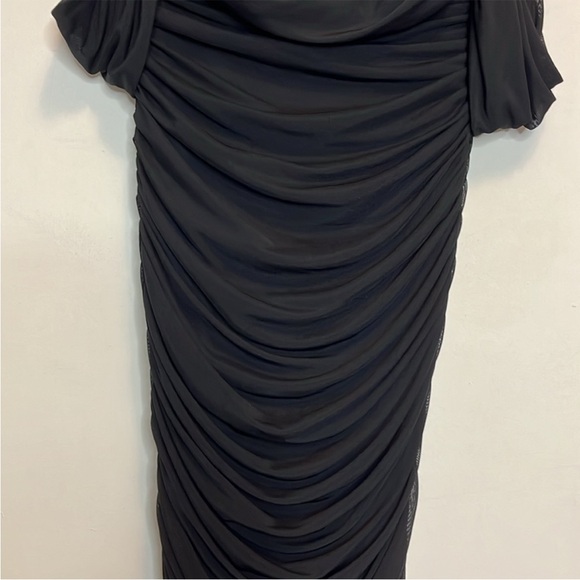 Cameo black ruched strapless bodycon dress - Picture 11 of 13